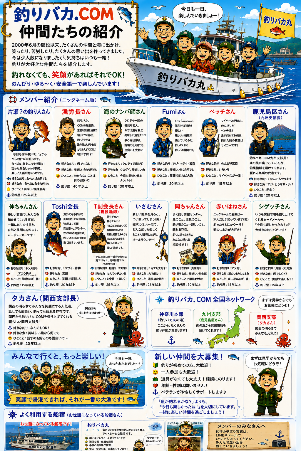 釣りバカ.COM 仲間たちの紹介